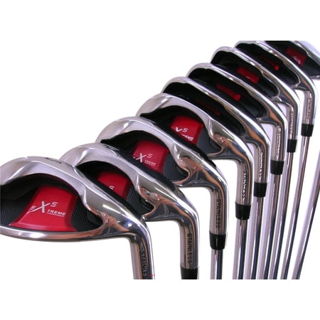 Extreme X5 Wide Sole iBRID Iron Set Petite Senior Ladies Complete 8-Piece Iron Set (4-SW) Right Handed Lady Flex L Flex Club (Petite - 5' to 5'3")