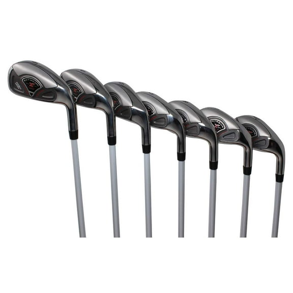 Extreme X7 High MOI Complete 7-Piece Men's Iron Set (4-PW) Right Handed Regular R Flex Graphite Shafts