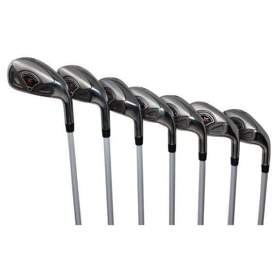 Extreme X7 High MOI Complete 7-Piece Men's Iron Set (4-PW) Right Handed Regular R Flex Graphite Shafts