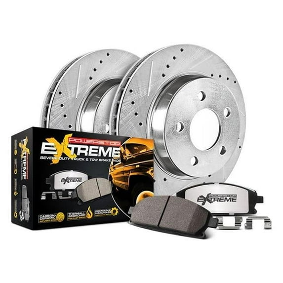 Extreme Z36 Truck & Tow Drilled & Slotted Rear Brake Kit