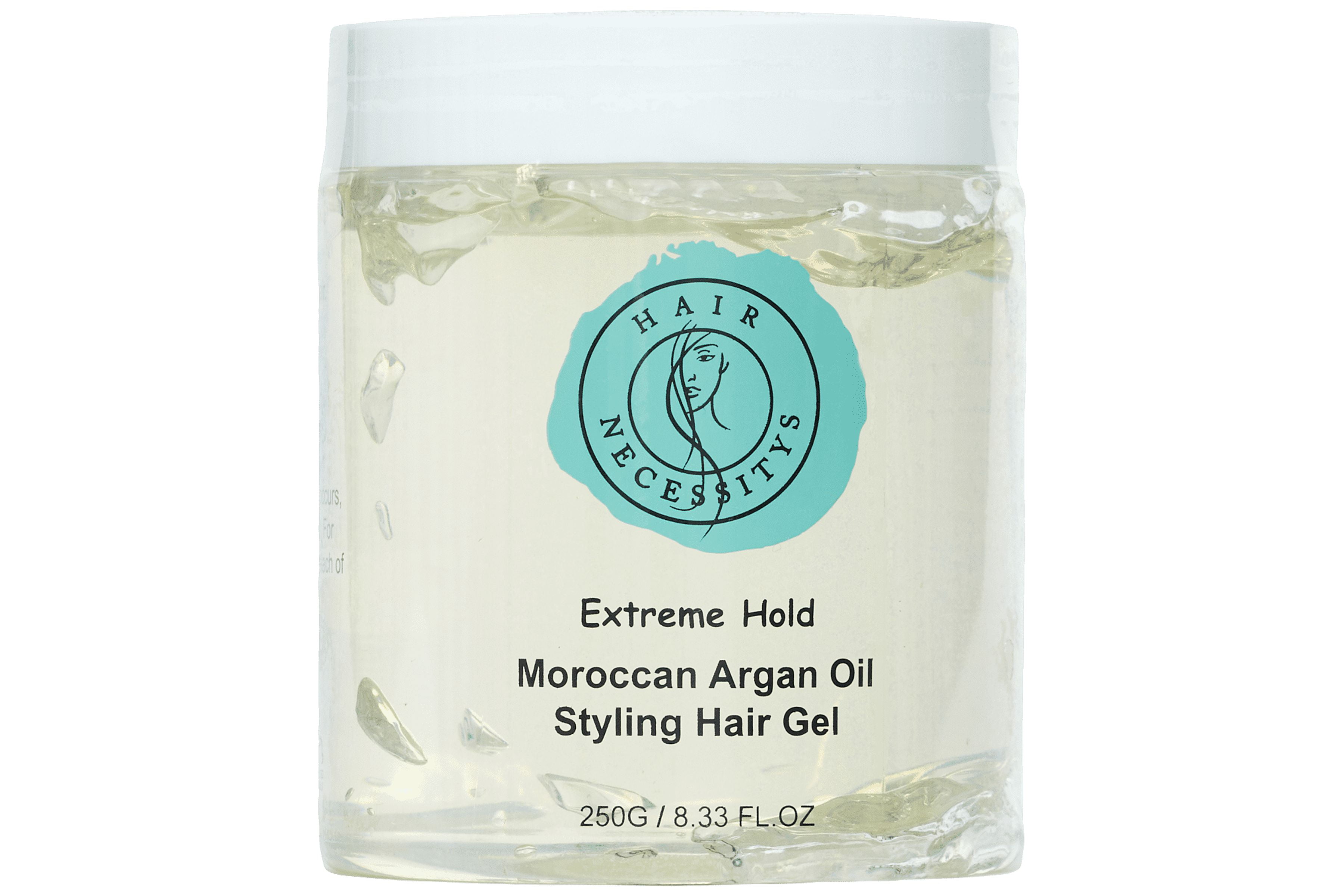 Extreme hold Moroccan argan oil styling gel