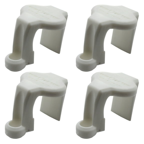 Extreme Max 3005.5064 BoatTector Pontoon Rail Fender Hanger/Adjuster - White, Pack of 4