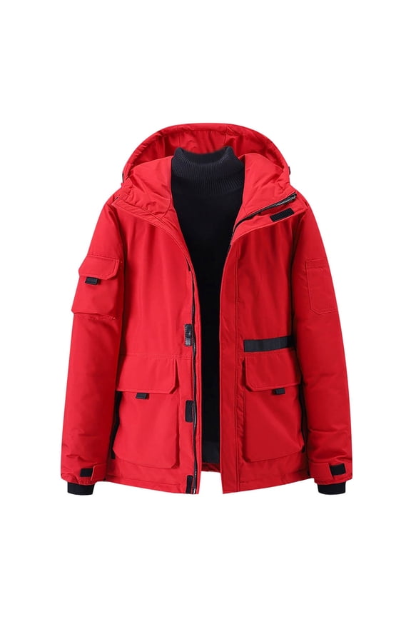 Extremely Cold Must Have Men's Down Jacket Winter New Super Thick Leisure Style Outdoor Functional Cargo Coat