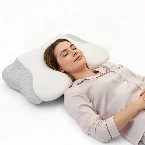 Extremely Comfortable Pillow Resembling a Cloud, Designed Ergonomically for Neck Support, Suitable for Side, Back, And Stomach Sleepers, And Made with Breathable Materials for Adults