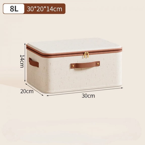 Extremely Large Thicken Clothes Organizer Home Cotton Linen Quilt Pants Sweater Storage Box Bedroom Closet Wardrobe Organizer