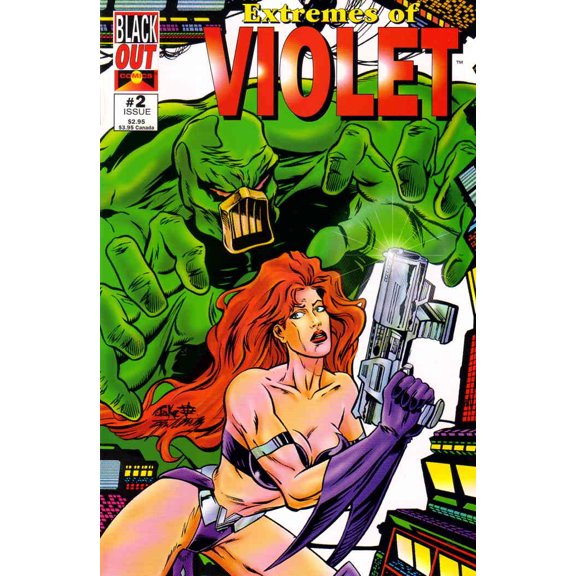 Extremes of Violet #2 VF ; Blackout Comic Book