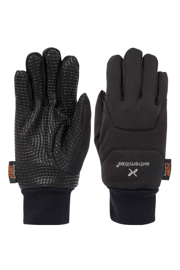 Insulated Sticky Waterproof Powerline Gloves Large Black