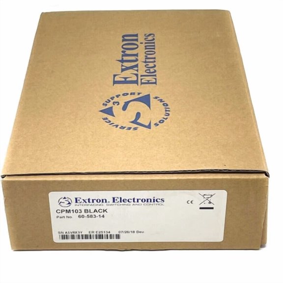 Extron Cpm103 Black Three-Gang Av Connectivity Mounting Frame 60-583-14