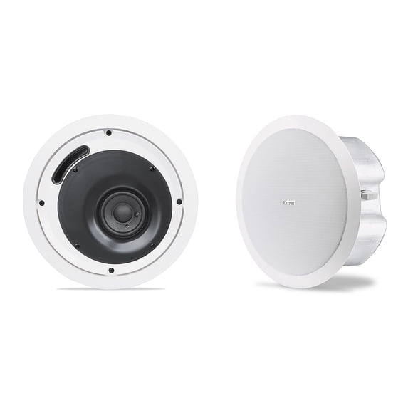 Extron Electronics 42-103-13 Full-Range 8 Ohm Ceiling Speakers With 4" Low Profile Back Can