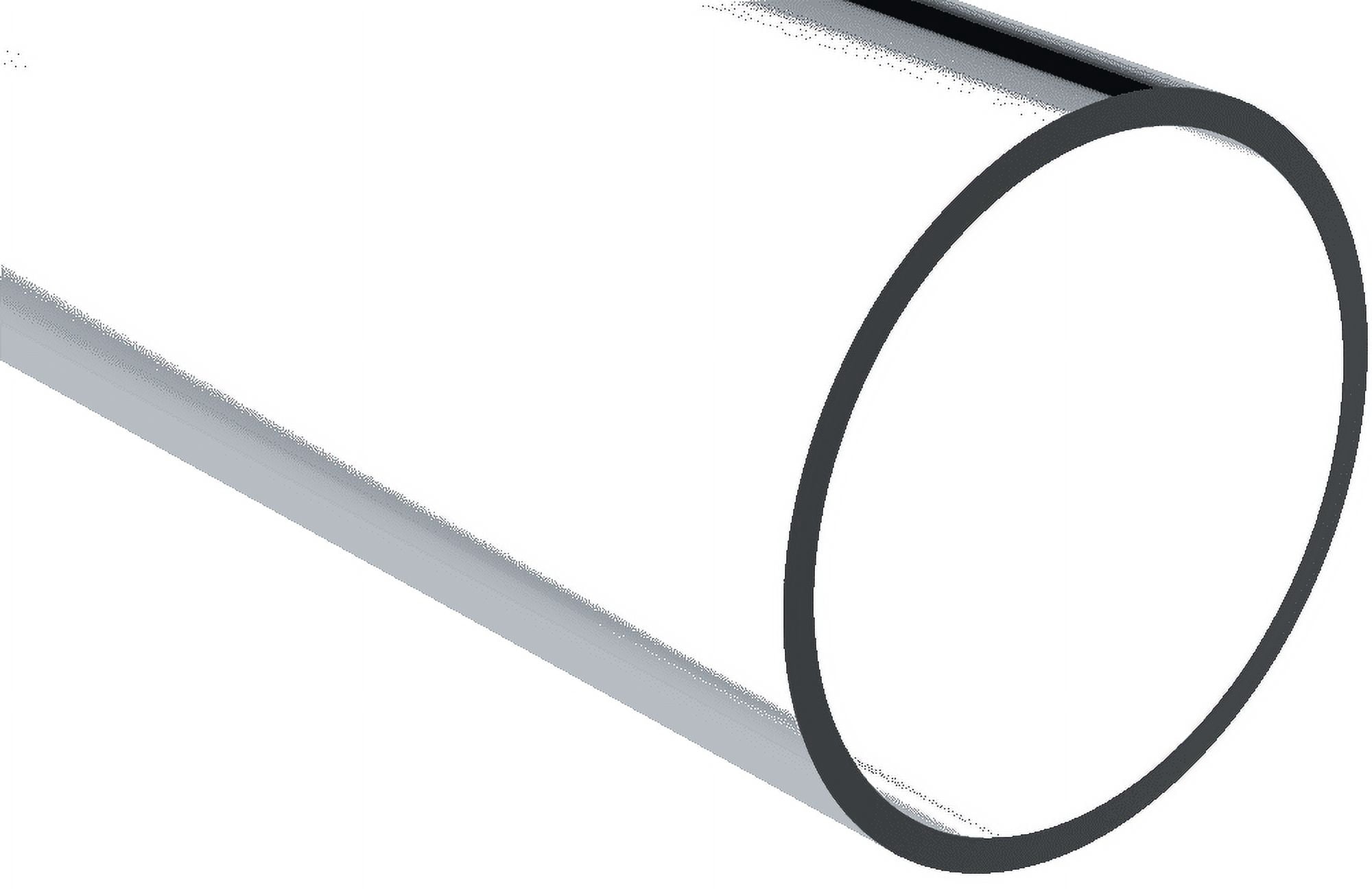Plastic-Craft Extruded Acrylic Rigid Round Tube, Clear, 11-3/4 in x 12 ...