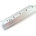thumbnail image 1 of Extruded Aluminum Cutting Rule Ruler Gauge with Non slip rubber Backing 33295, 1 of 3
