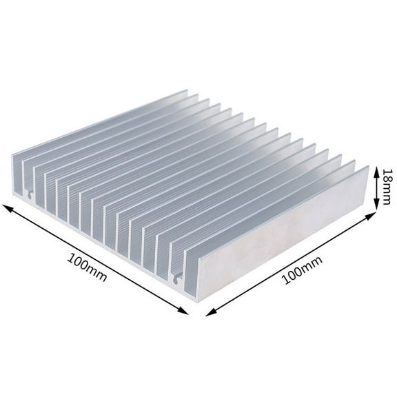 Extruded Aluminum Heatsink For High Power LED IC Chip Cooler Radiator Heat Sink