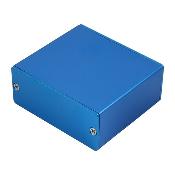 Extruded Project Enclosure Metal Waterproof Electric Box Aluminum Power Amplifier Chassis 1.97x2.28x0.94in(LxWxH)