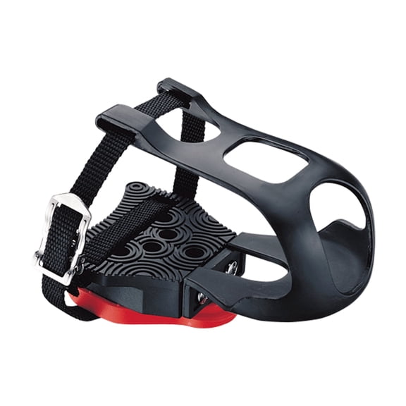 Exustar Thermoplastic Toe Clip Pedal Platform-Converts from Clipless