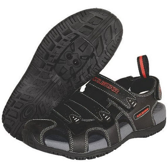 Exustar E-SS503 Clipless Sandals, Black, 39-40 Euro or 6-7.5 US