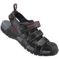 thumbnail image 1 of Exustar Ss-503 Leather Spd Ride/Walk Sandals 47-48 Black, 1 of 4