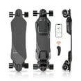 thumbnail image 1 of Exway Flex Pro Hydro Electric Skateboard, Speed 31mph, Range 25miles, 90mm Wheels, Black, Outdoors, For Adults, 1 of 7