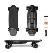Exway Wave Hub 99wh Electric Skateboard, Travel-friendly, Speed 23mph, Range 12miles, Weight 15lbs, Wheels 85mm, for Adults