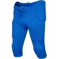 thumbnail image 1 of Exxact Sports Adult Integrated Football Pants | Bubble Pro Pads (Adult) (3X-Large, Royal Blue with High Rise Hip Pads), 1 of 1