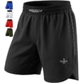 thumbnail image 1 of Exxact Sports MMA Shorts, No Gi BJJ Shorts for Men for Boxing, UFC, Kickboxing, Grappling, Jiu Jitsu & Cross Training (Black, Small), 1 of 7