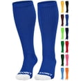 thumbnail image 1 of Exxact Sports Over the Calf Baseball Socks - Athletic Tube Socks for Football, Softball, Hockey, Youth & Adult Sizes (Royal Blue, Large), 1 of 7