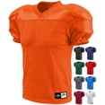 thumbnail image 1 of Exxact Sports Boys Football Practice Jersey - Pro-Style, Lightweight & Breathable Mesh Youth Football Jersey for Kids (Orange, Youth Small / Medium), 1 of 7