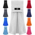 thumbnail image 1 of Exxact Sports Football Towel with Hook & Loop Fastener, Quarterback QB Sports Towel to Clean Hands, Visor and Gloves - Highly Absorbent, Quick Dry (White), 1 of 7