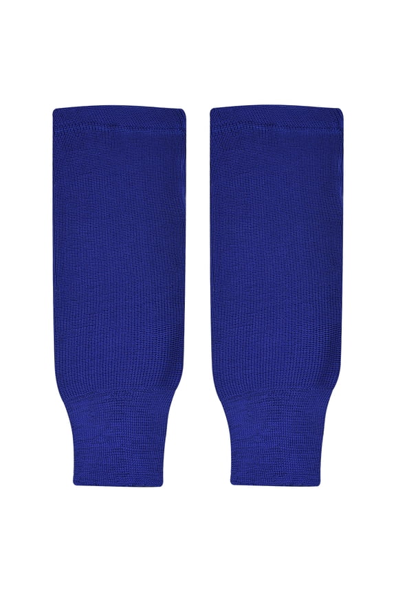 Knit Hockey Socks - Premium Ice Hockey Socks for Men, Pro Style Athletic Youth Hockey Socks (Medium, ROYAL BLUE)
