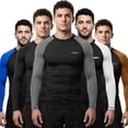 thumbnail image 1 of Exxact Sports Men’s BJJ Rash Guard Long Sleeve, IBJJF Ranked No Gi Jiu Jitsu Compression Shirt for MMA Grappling & Wrestling - (Black/Grey, AL), 1 of 7