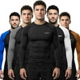 thumbnail image 1 of Exxact Sports Men’s BJJ Rash Guard Long Sleeve, IBJJF Ranked No Gi Jiu Jitsu Compression Shirt for MMA Grappling & Wrestling - (Black, A2XL), 1 of 7