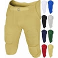 thumbnail image 1 of Exxact Sports Proline Men's Integrated Football Pants with 7 Flex Pads, Lightweight Football Practice Pants for Protection (A2XL, Vegas Gold), 1 of 7