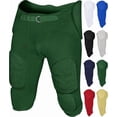 thumbnail image 1 of Exxact Sports Proline Men's Integrated Football Pants with 7 Flex Pads, Lightweight Football Practice Pants for Protection (A3XL, Dark Green), 1 of 7