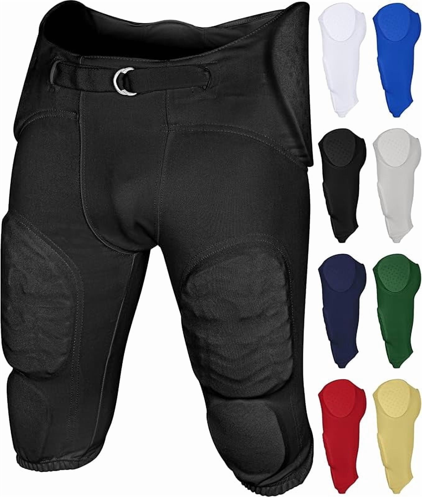 Football Inner Exxact Sports Proline Men's Integrated Football Pants with 7 Flex Pads ...