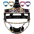 thumbnail image 1 of Exxact Sports Softball Face Mask Girls Youth & Adult, Protective Lightweight Fielders Mask Softball For Enhanced Performance (Multi Dots, Youth), 1 of 7