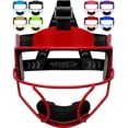 thumbnail image 1 of Exxact Sports Softball Face Mask Girls Youth & Adult, Protective Lightweight Fielders Mask Softball For Enhanced Performance (Red, Adult), 1 of 7