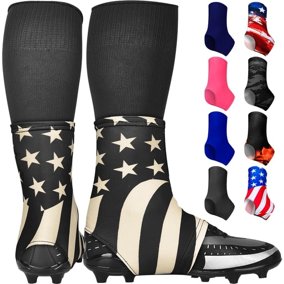 Exxact Sports Spats Football Cleat Covers - Keep Your Laces Tied and ...