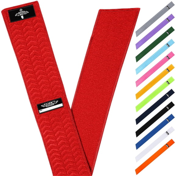 Exxact Sports Streamer Towel Football with Hook & Loop Fastener, Ultra Light Quarterback QB Red Football Towel to Clean Hands, Visor, Gloves - Highly Absorbent, Quick-Dry
