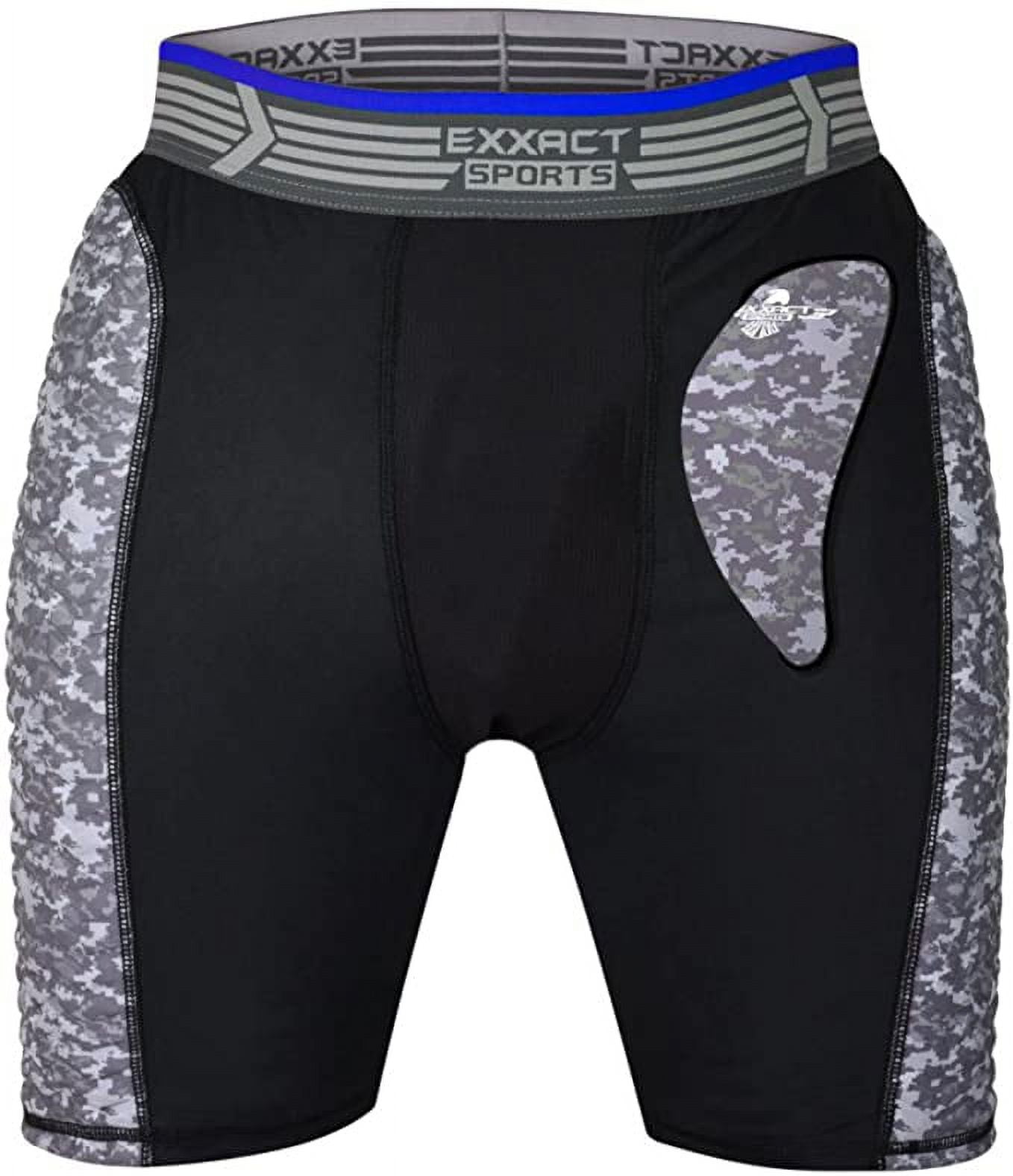 Exxact Sports Youth Baseball Sliding Shorts w/Soft Athletic Cup