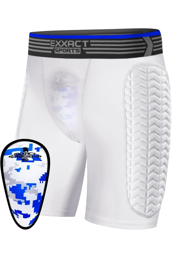 Youth Baseball Sliding Shorts with Soft Athletic Cup, Breathable Padded Compression Shorts for Baseball Softball (Black, YL)