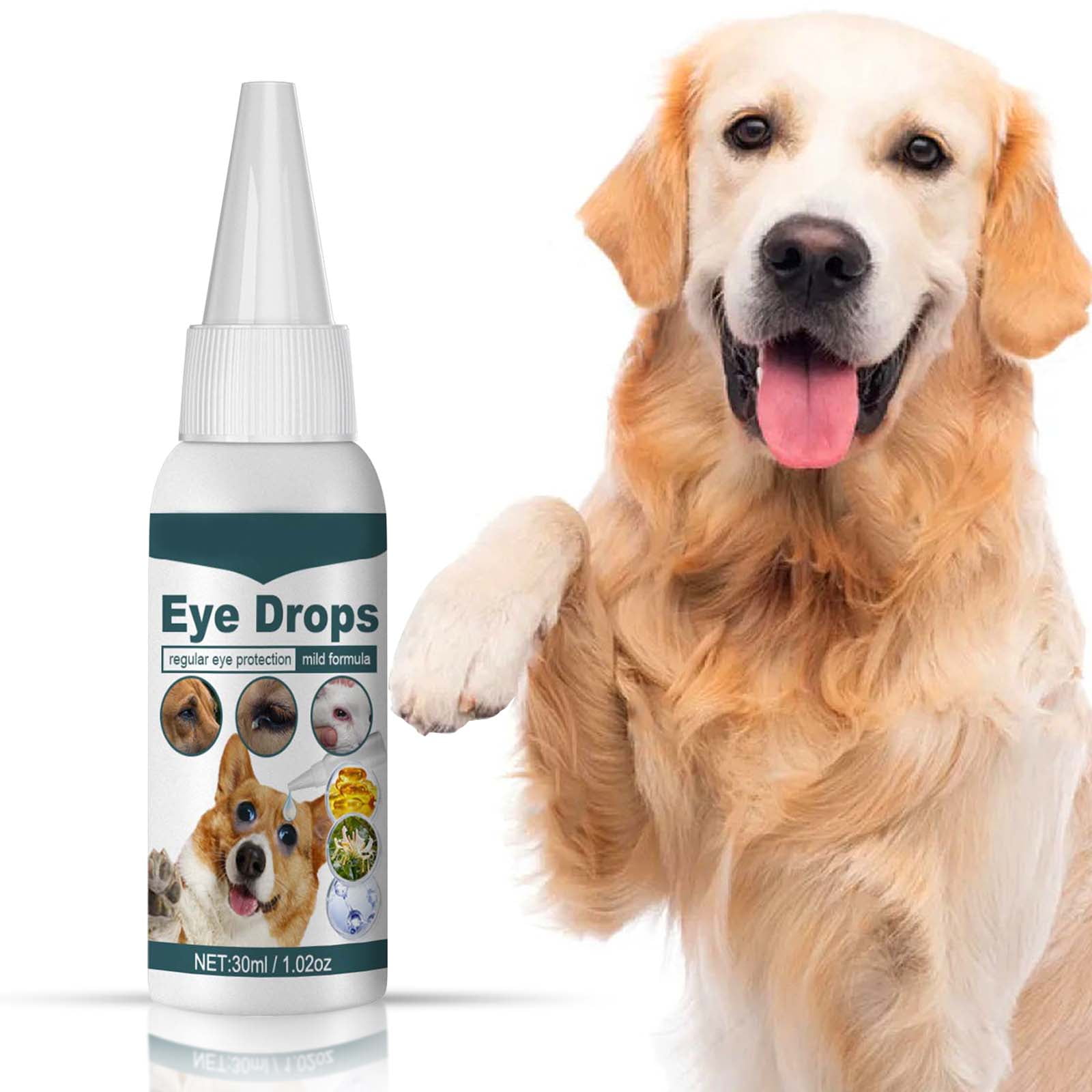 Eyé Drops for Dogs, Dog Eyé Drops, Dg Eye Infection Tratment, Relieve Red Eyes & Allergy