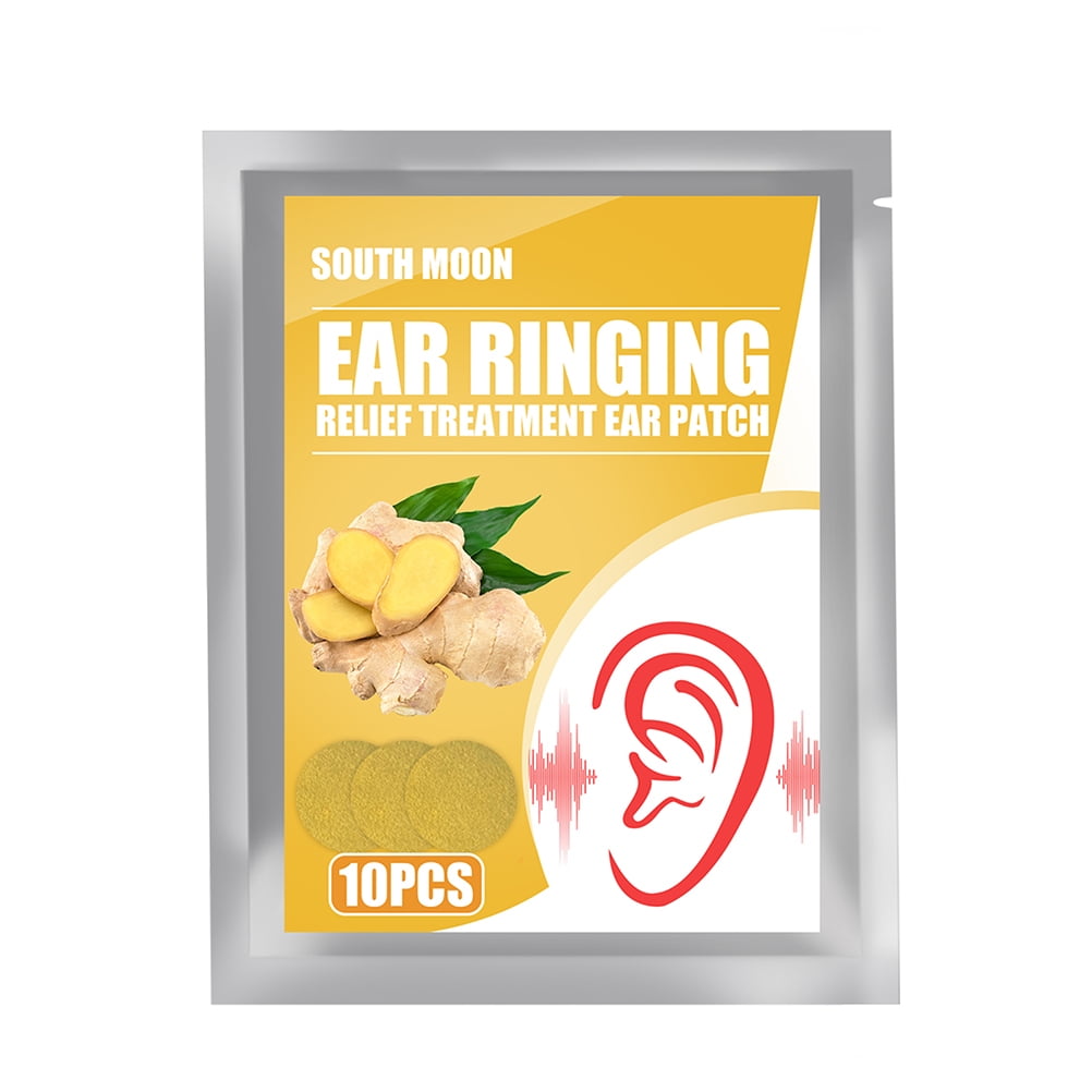 Eychin 10 Pcs Tinnitus Ear Patch Ginger Tinnitus Patch for Ear Protect