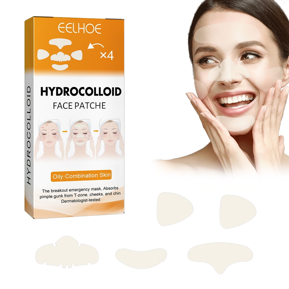 Eychin 20 Pcs/Box Hydrocolloid Face Patches Acne Removal Patch for T
