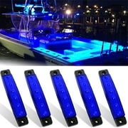 Eychin 5PCS Marine Lights 12V Waterproof Marine Navigation Lights Stern Light for Ship Kayaking
