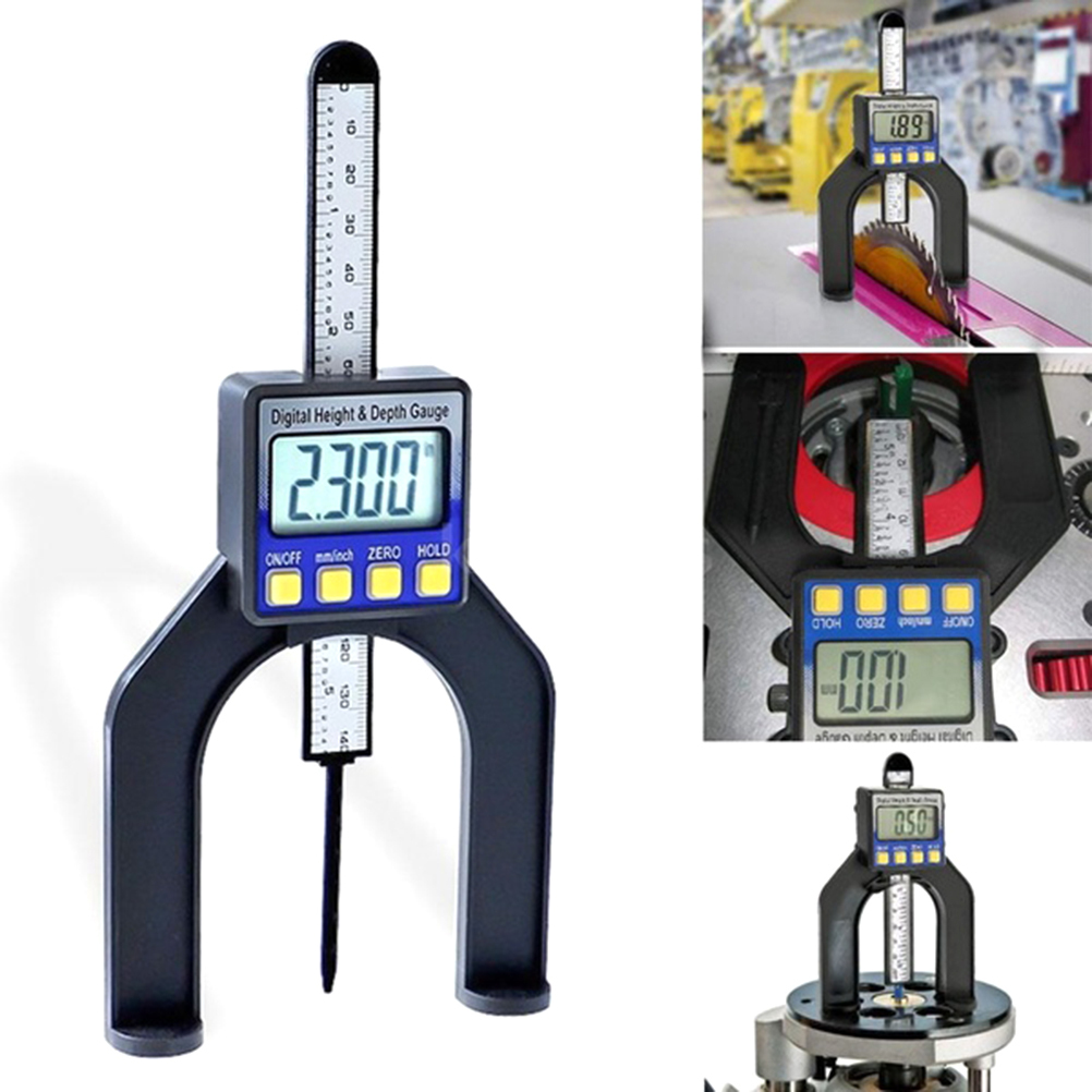 Eychin High Precision Slide Caliper Vernier Ruler LCD Digital Display