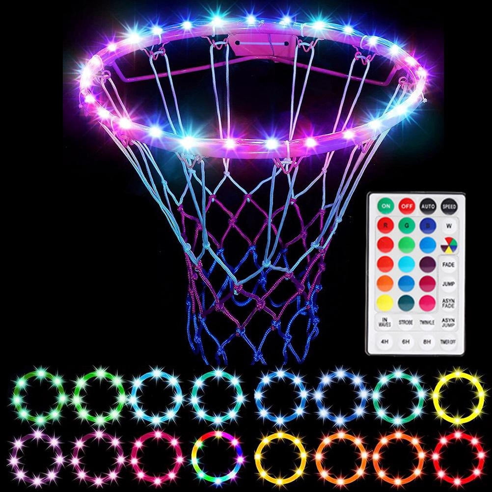 Eychin LED Basketball Hoop Lights Remote Control Basketball Rim LED