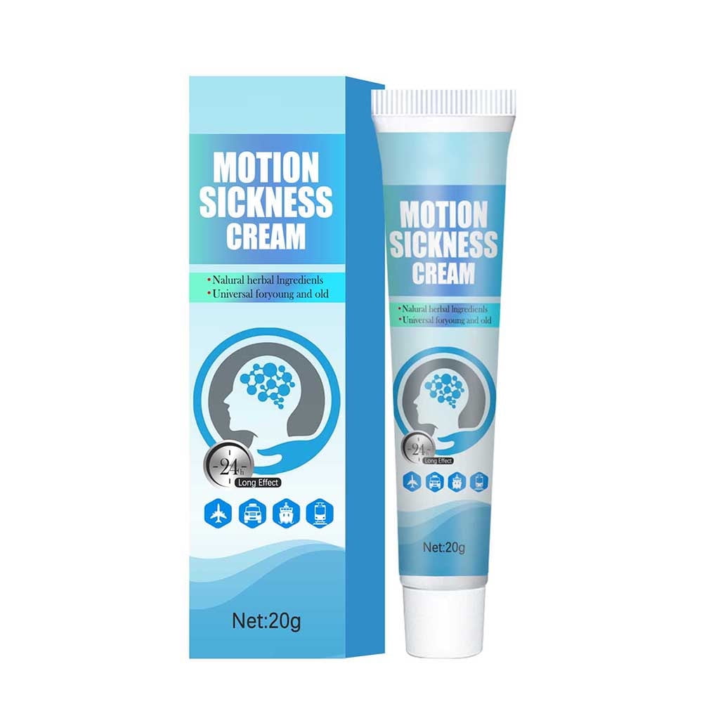Eychin Motion Sickness Cream Herbal Dizziness Headache Vomit Ointment