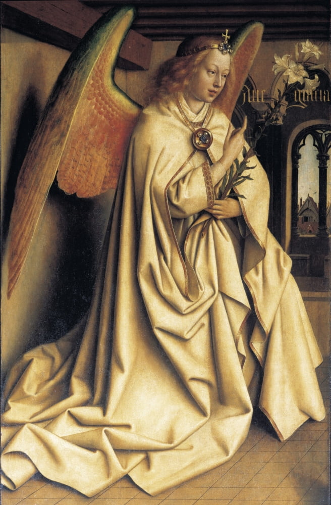 Eyck Jan Van (1390-1441) Eyck Hubert Van (1370-1426) Canvas Art - (24 x 36)