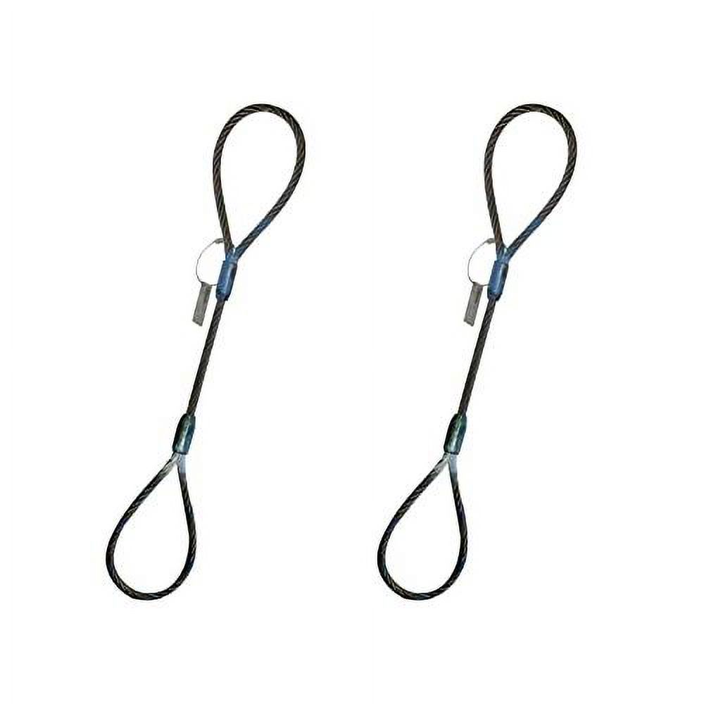 Eye And Eye Wire Rope Choker Sling, 3/8" X 14' Rigging Lifting