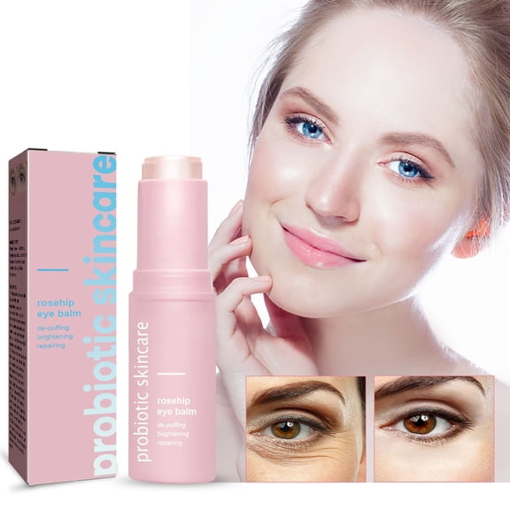 Eye Balm Stick 0.1 oz, Reduces Eye Bags and Fine Lines, Moisturizes and Tightens Skin Around Eyes for Youthful Look