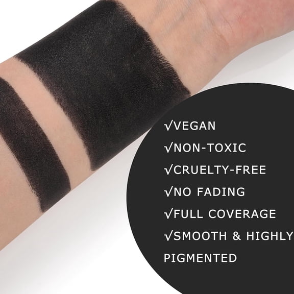 Eye Black Stick for Sports, 3pcs Anti-Glare Under Eye Sports Grease Stick for Baseball Softball Soccer Lacrosse Hockey Athletes Sports Training, Water-Proof Eye Black Stick for Athletes (Black)